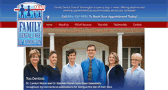 Desktop Screenshot of familydentalcareoffarmington.com